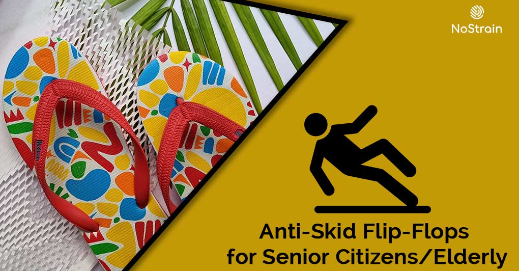 Anti Skid Flip Flops for Senior Citizens Elderly