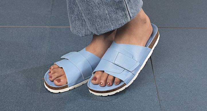 NoStrain sandals designed to prevent chafing, offering comfort and quality to keep feet blister-free.
