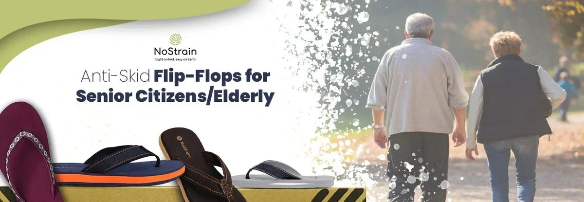 Natural rubber flip-flops
