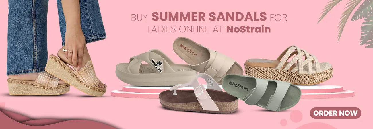 Buy Summer Sandals for Ladies Online – Stylish & Comfy Footwear for Summer