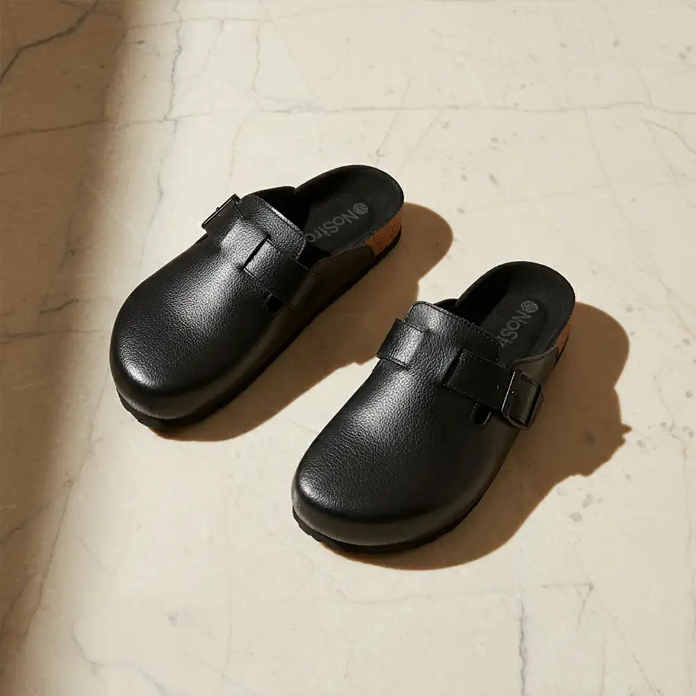 Black mules shoes for gents