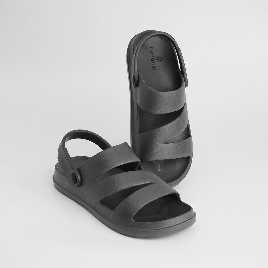 Gray water proof sandals for men