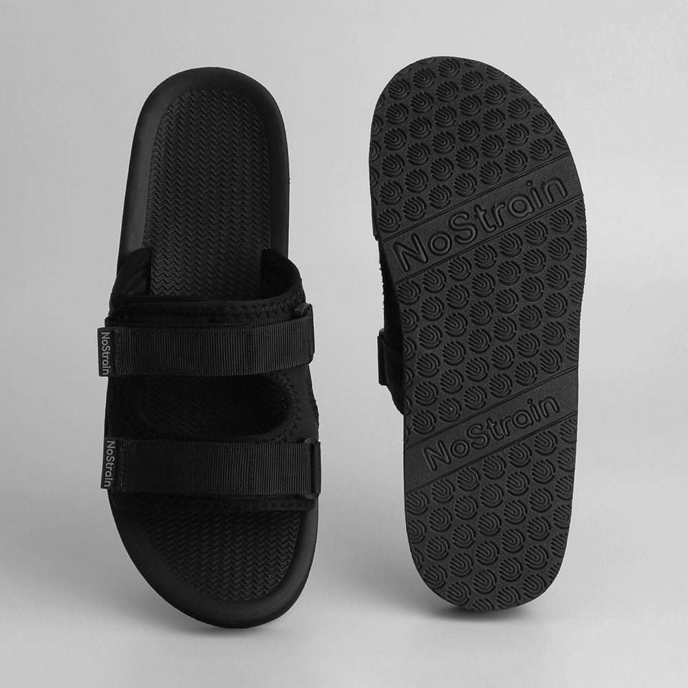 Black Formal sandals for men