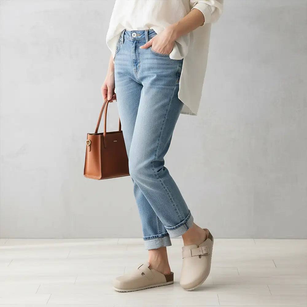 Women's Beige mules for men