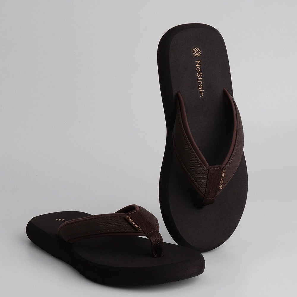 Brown Flip Flops
