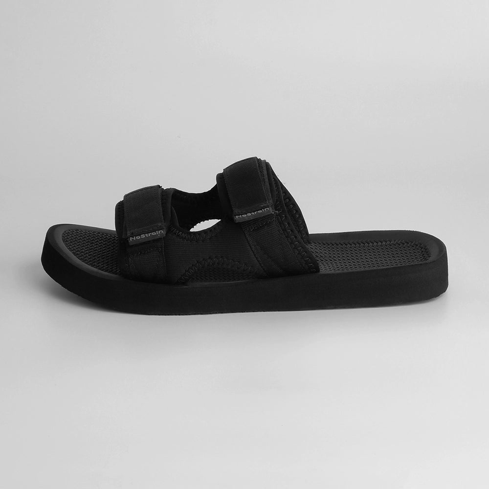 Outdoor black sandals for men