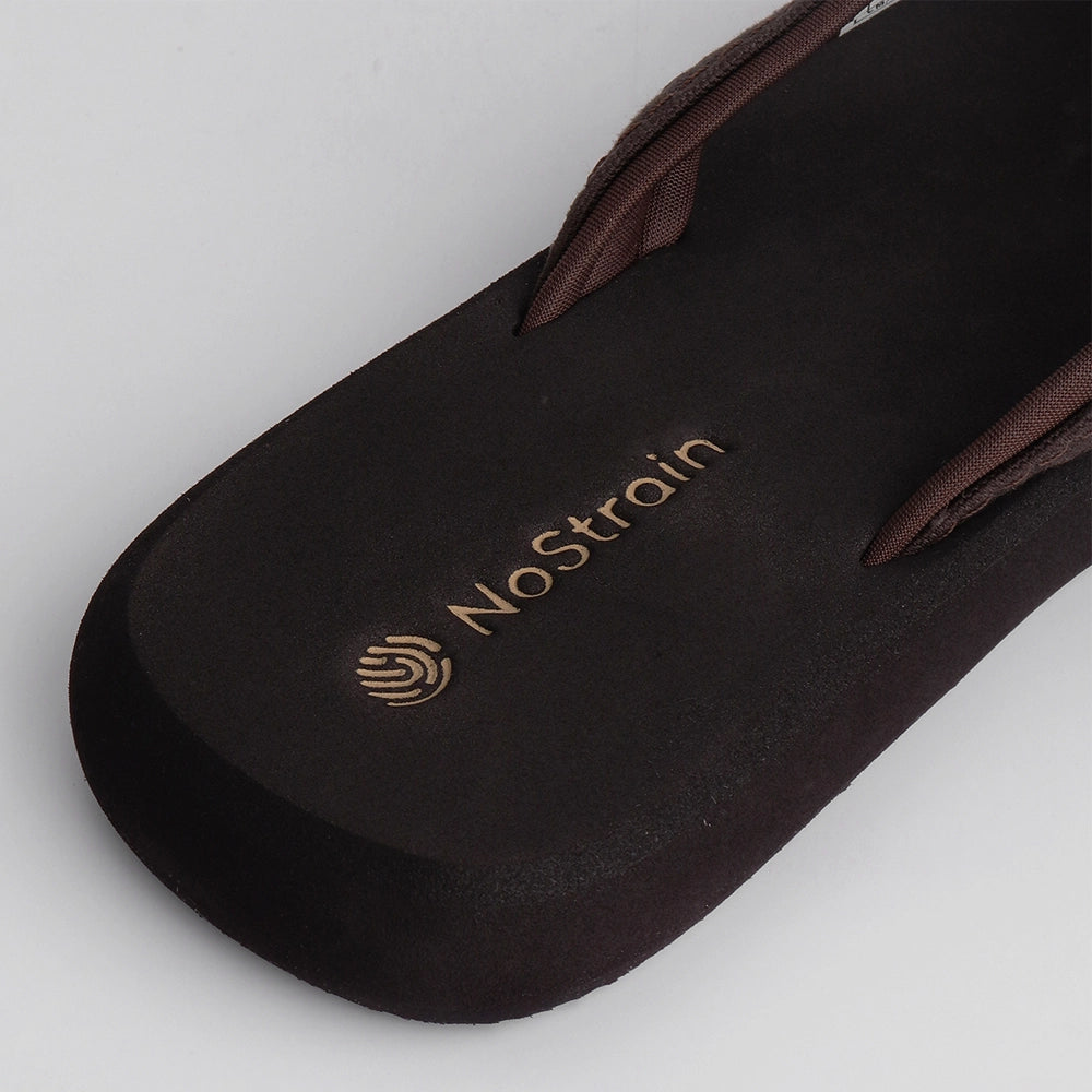 NoStrain Brown Flip Flops