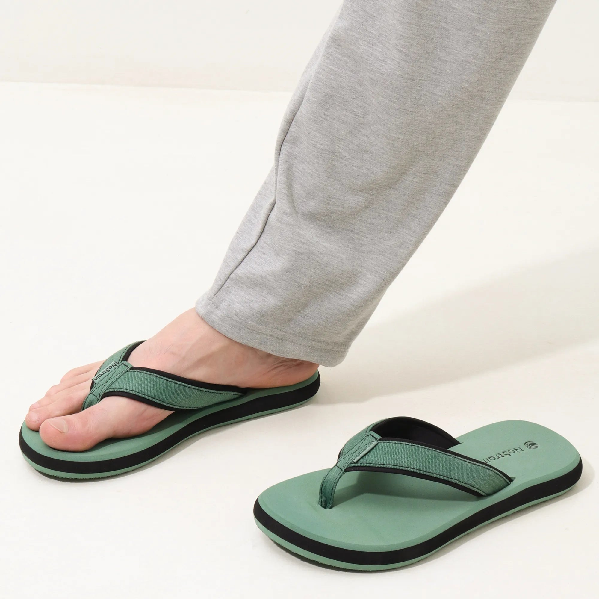 Stylish Green Flip Flops for men