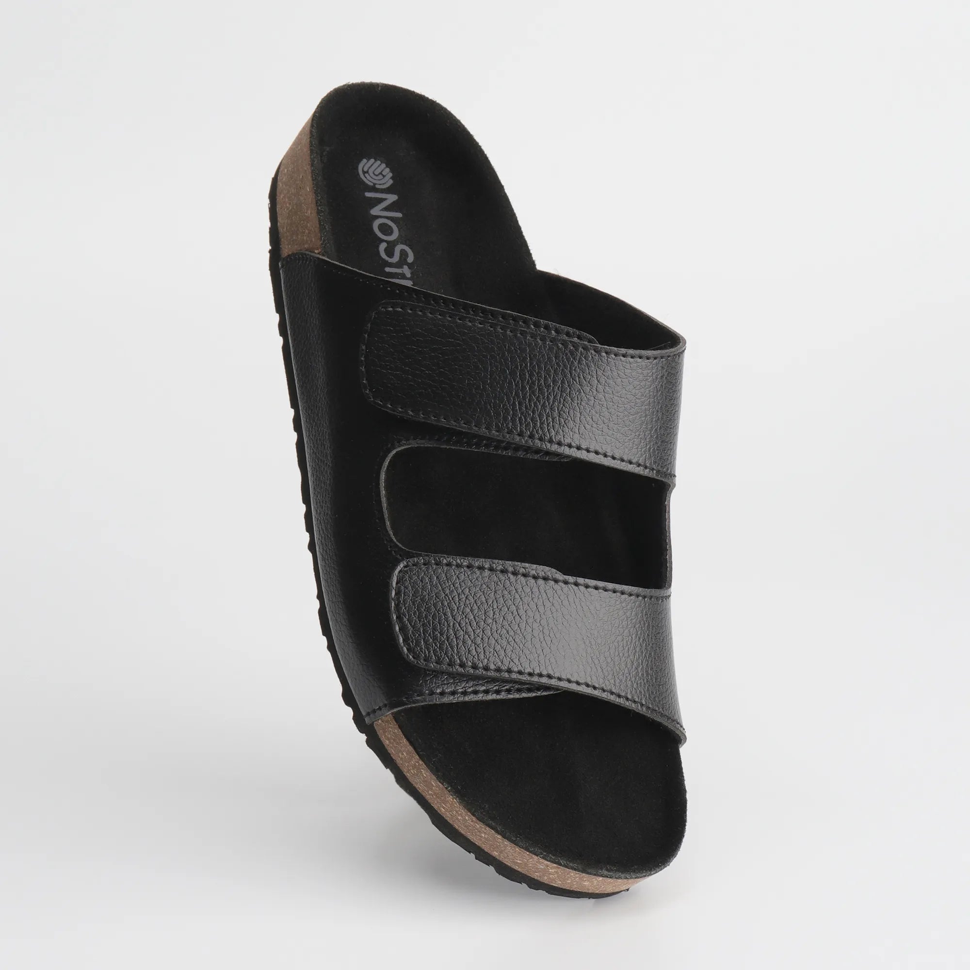 Black Cork sandals for ladies
