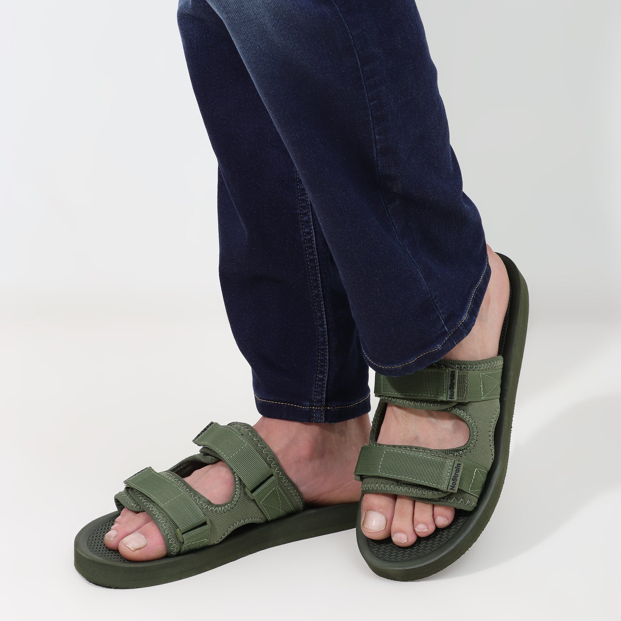 Olive Platform Sandals men
