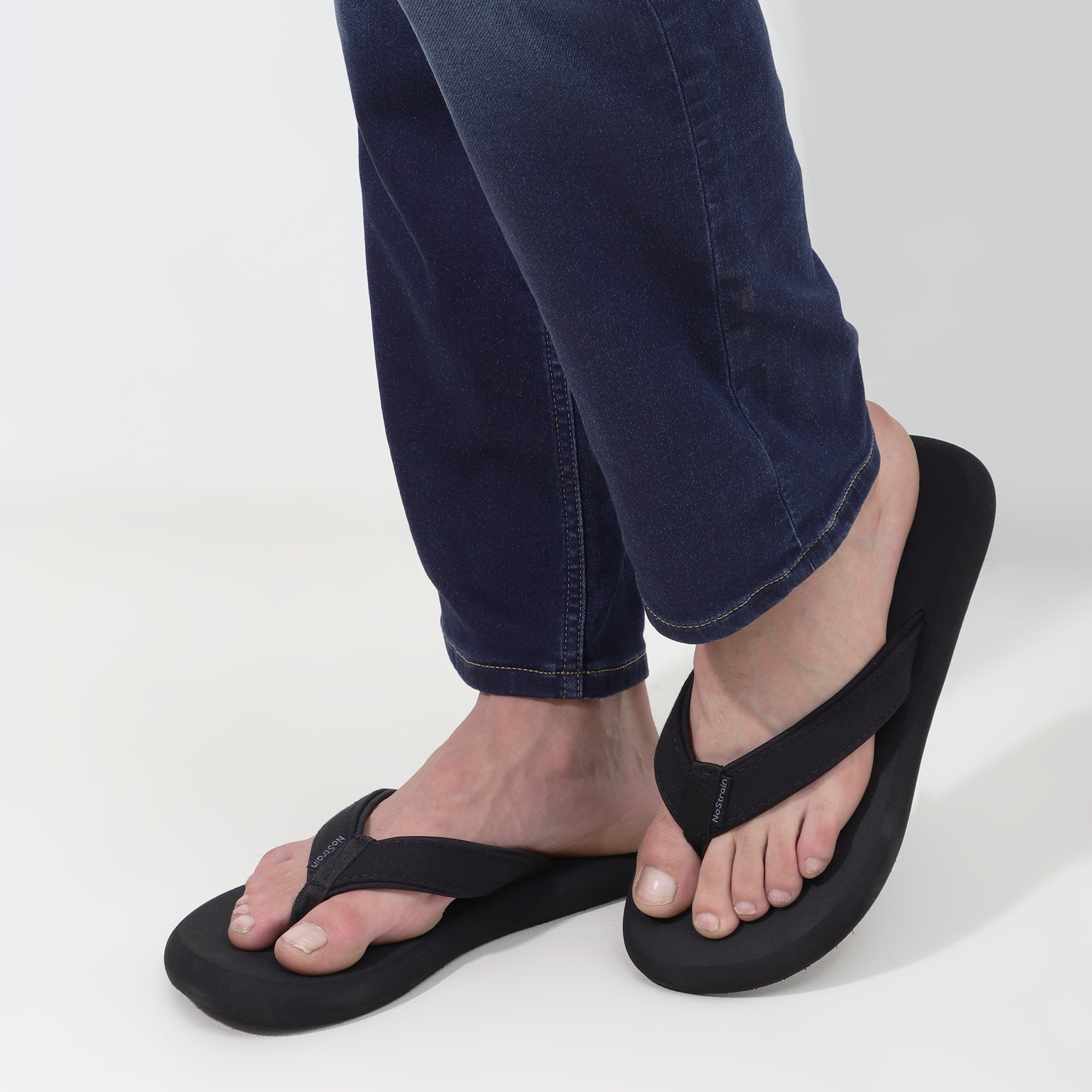 EVA Black Flip Flips for men