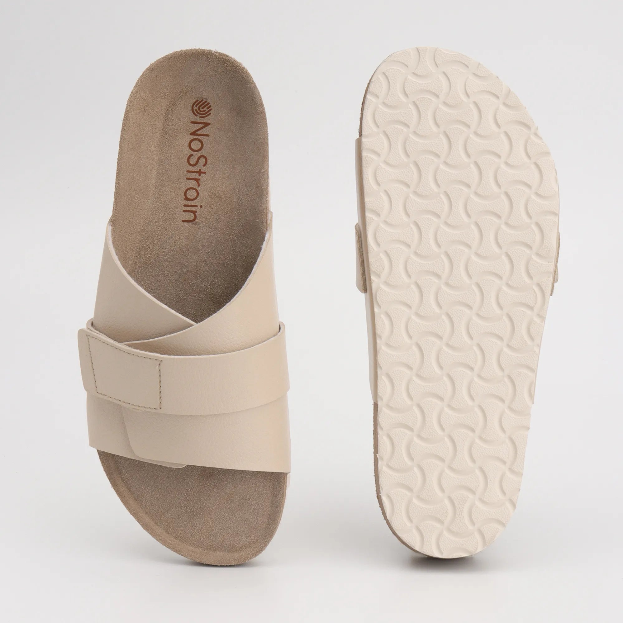 Double Layered Cork Leather Sandals for Men 2.0 - Beige