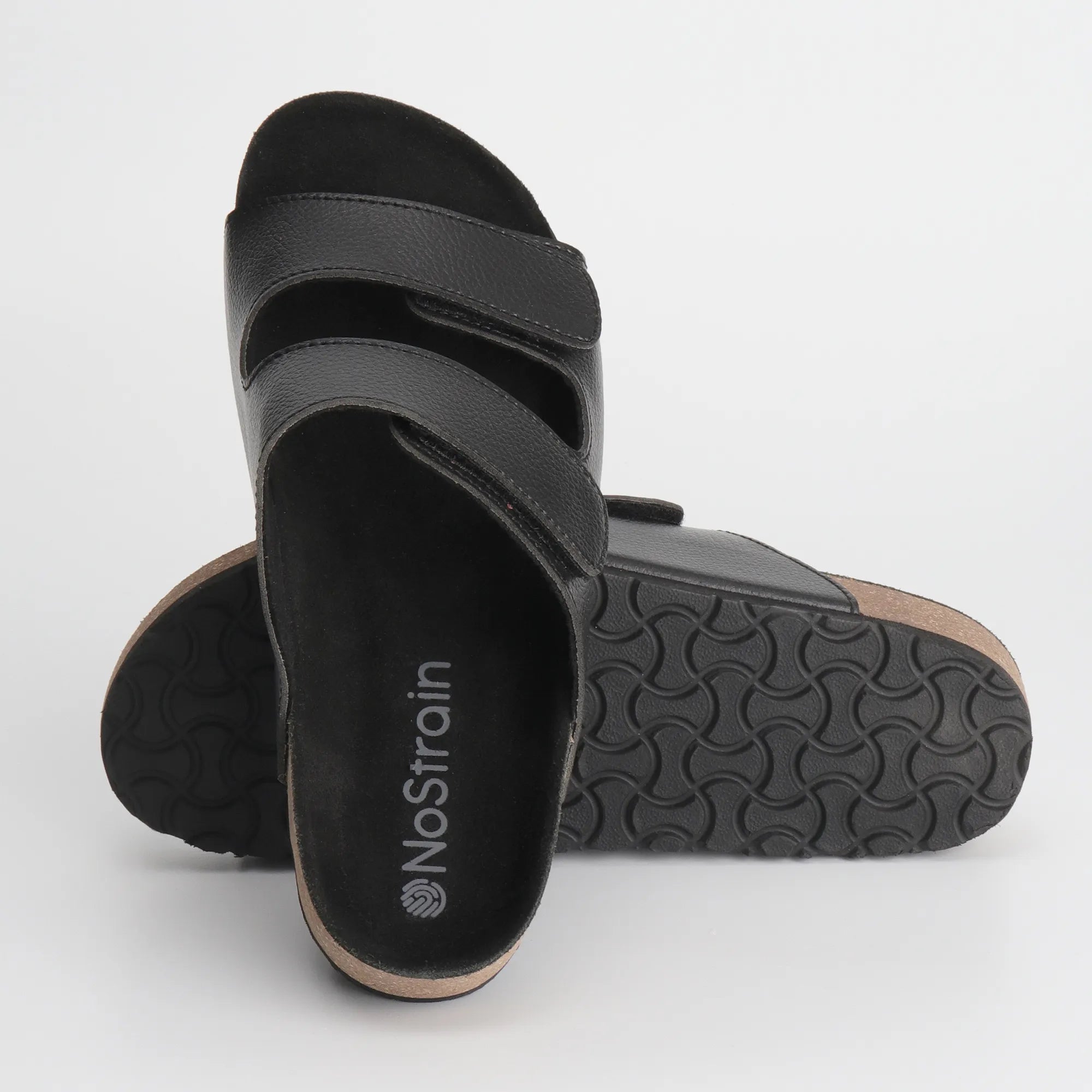 Black Cork sandals for female