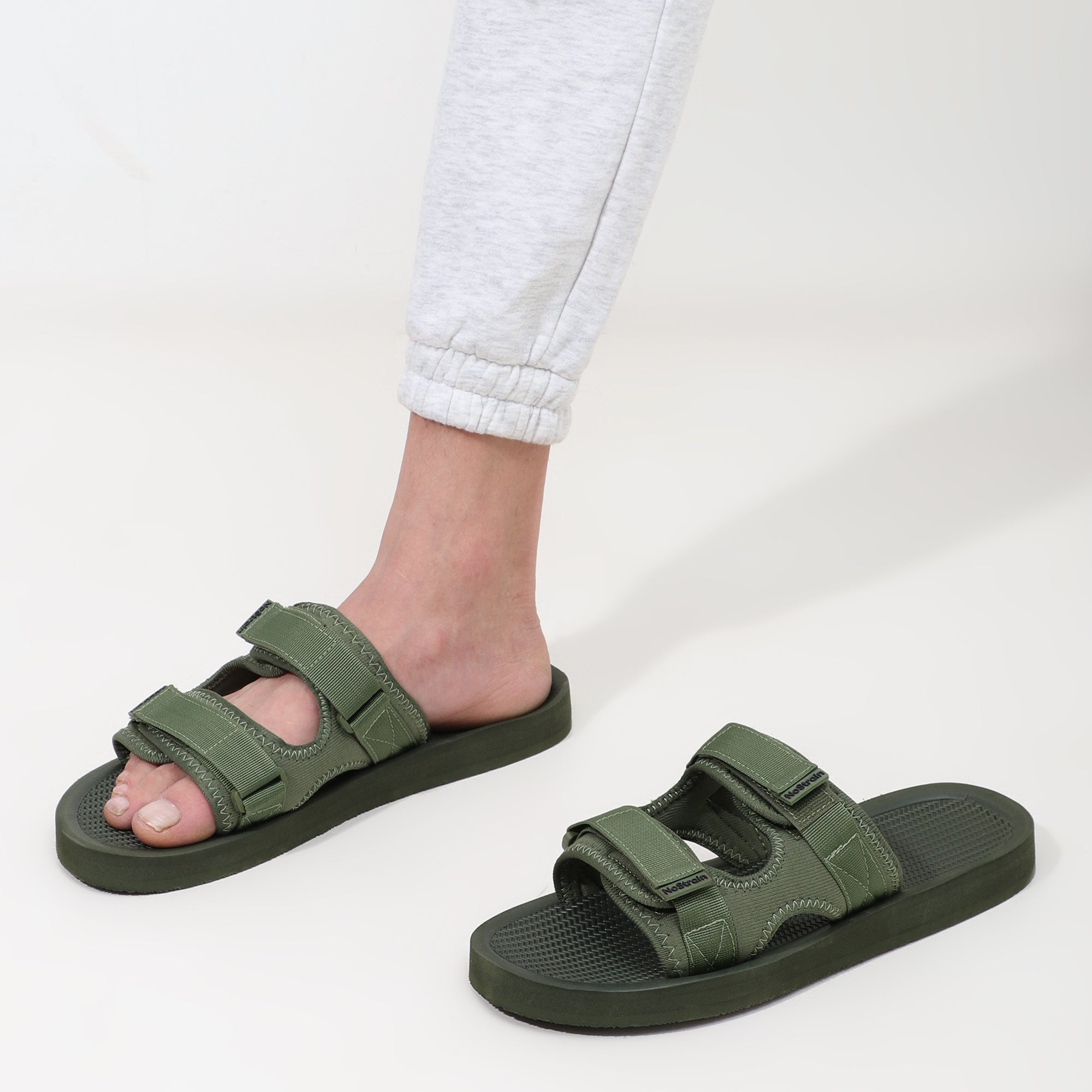 Olive Platform Sandals men