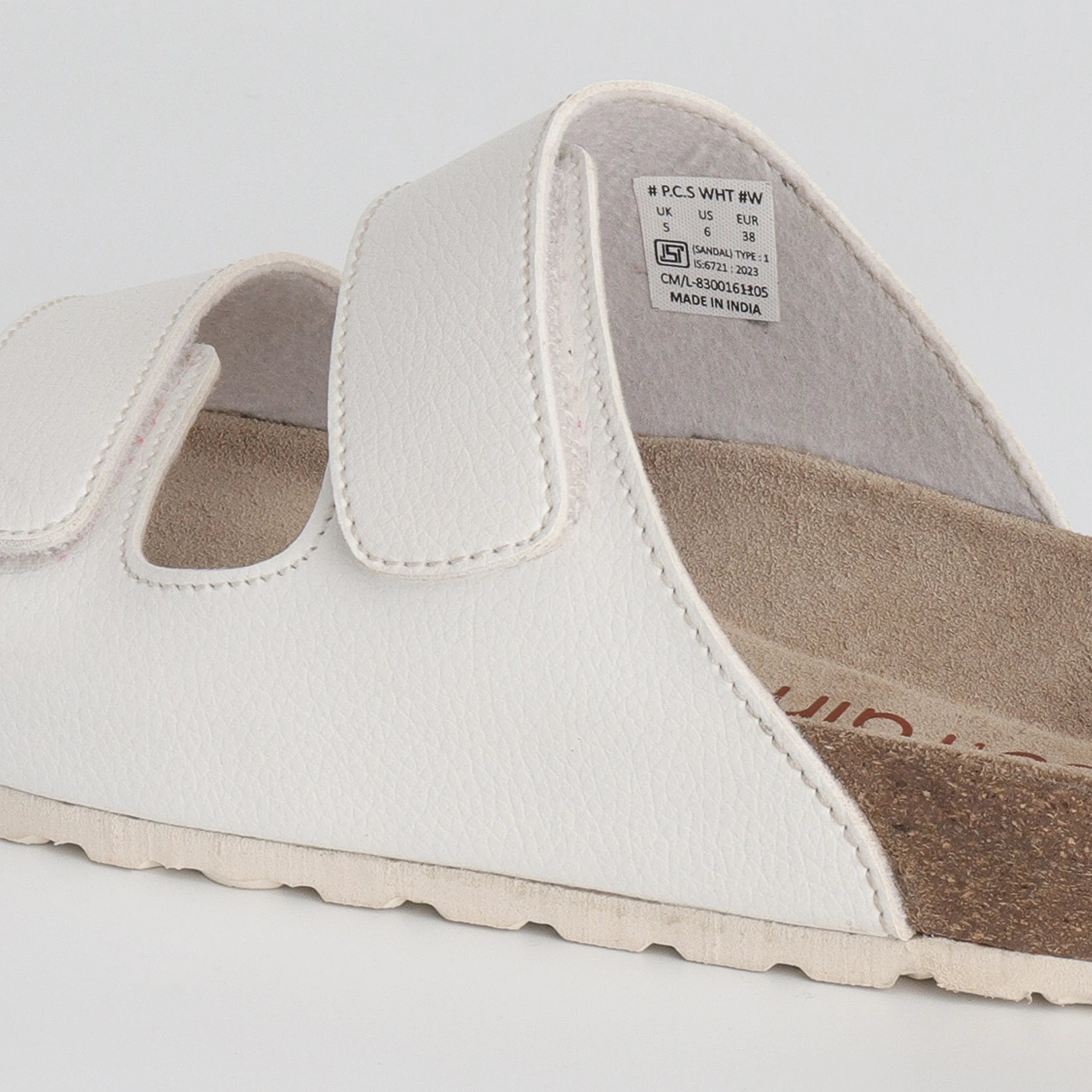Great White Parallel Cork Leather Sandals for Women 2.0