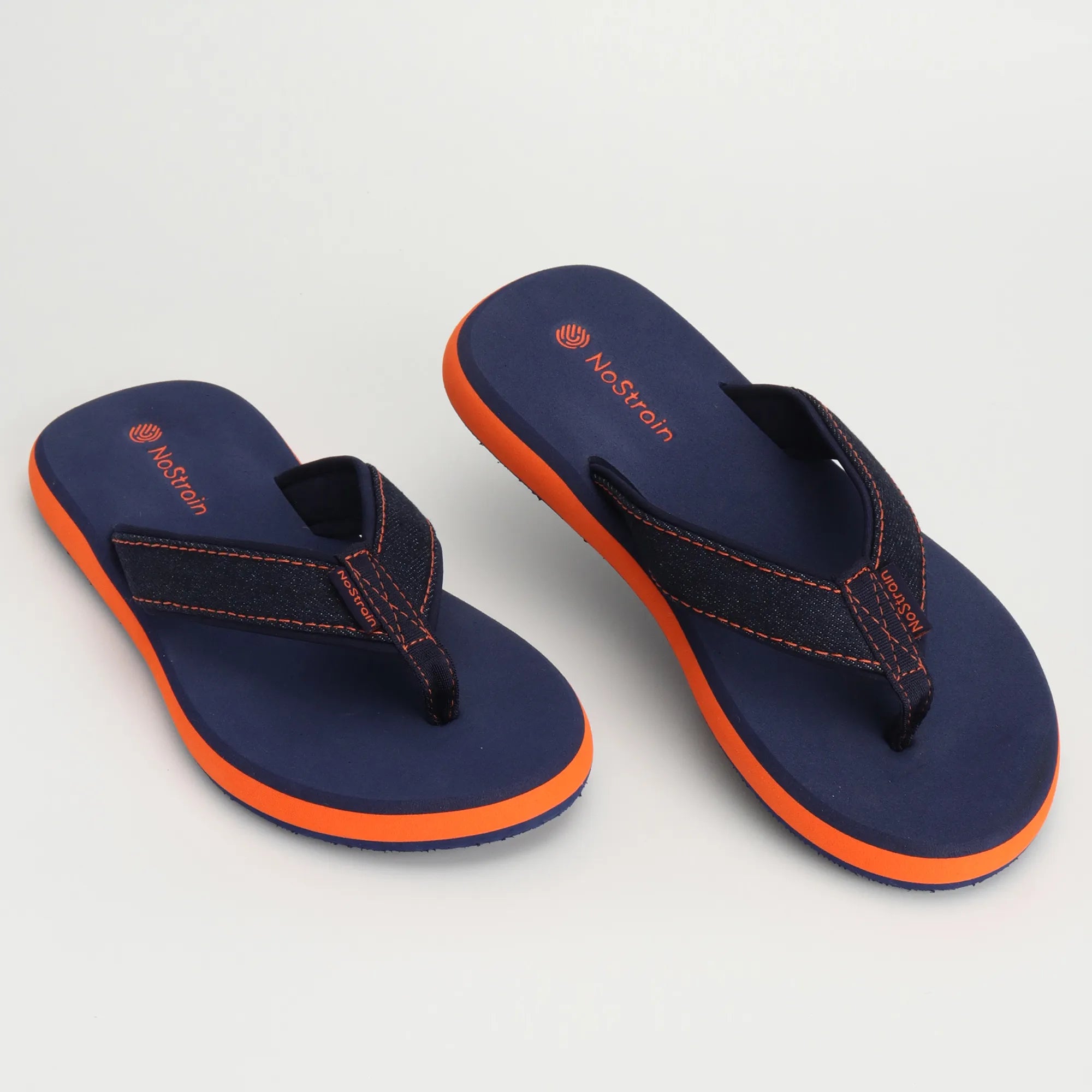 Men's Denim Angular Blue Slippers – Stylish and Comfortable Footwear