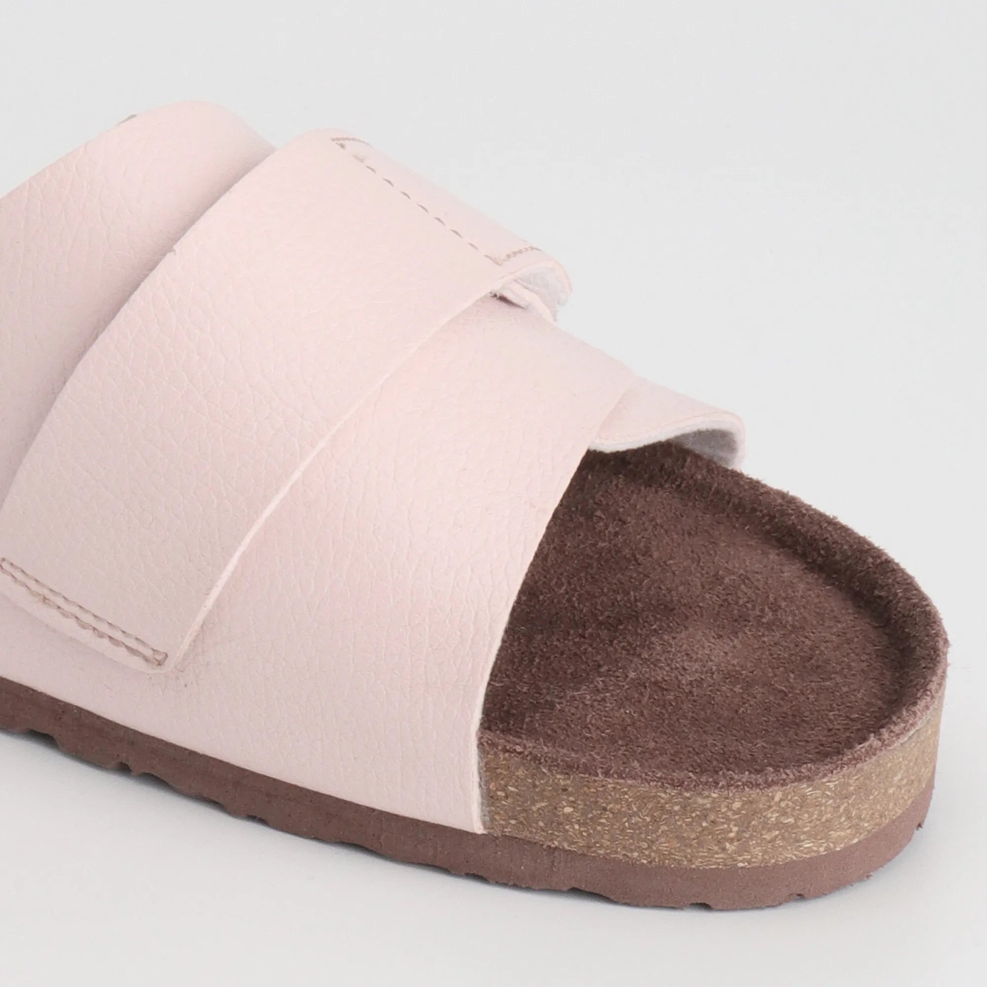 Pink leather sandals for girls and womens