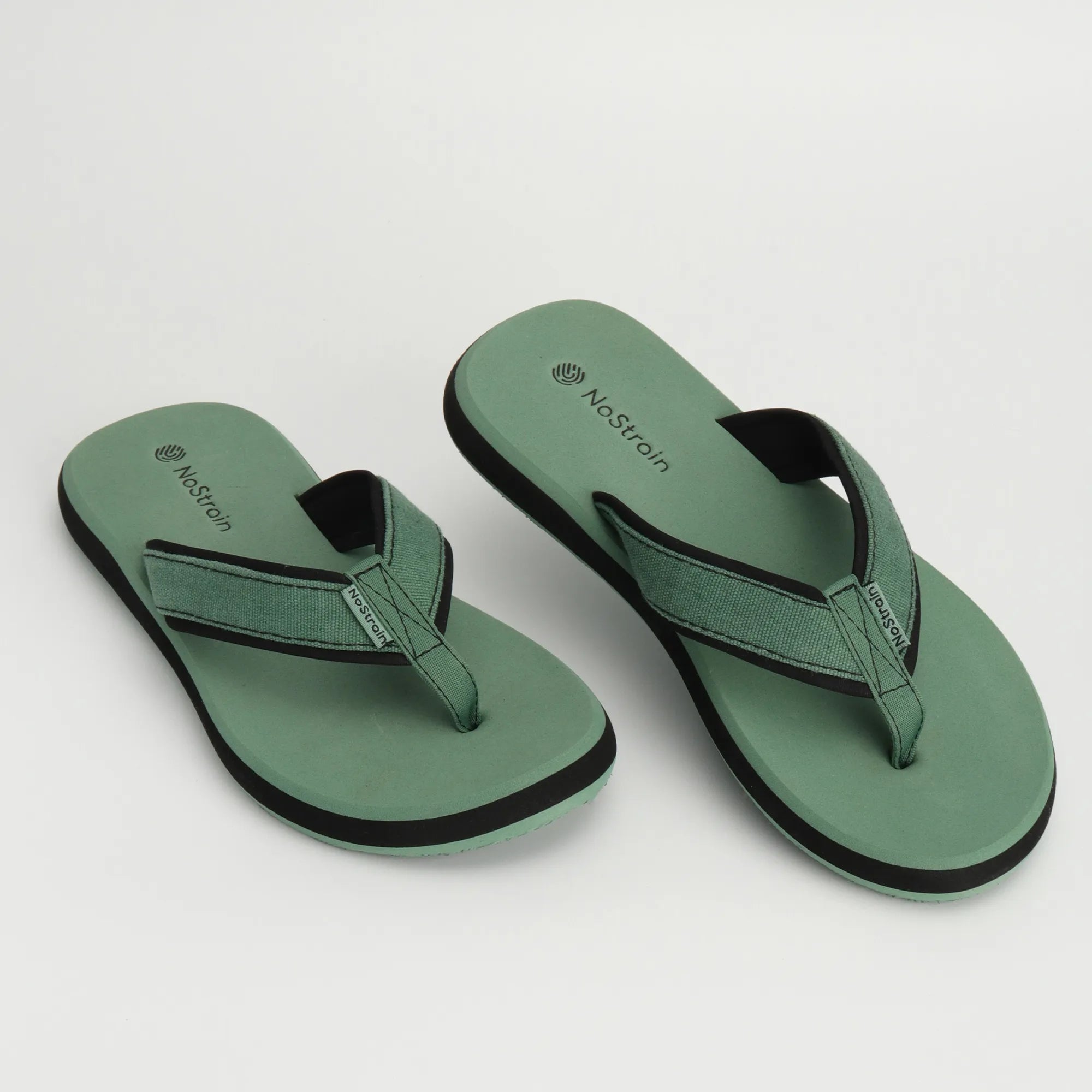Canvas Green Slippers for men