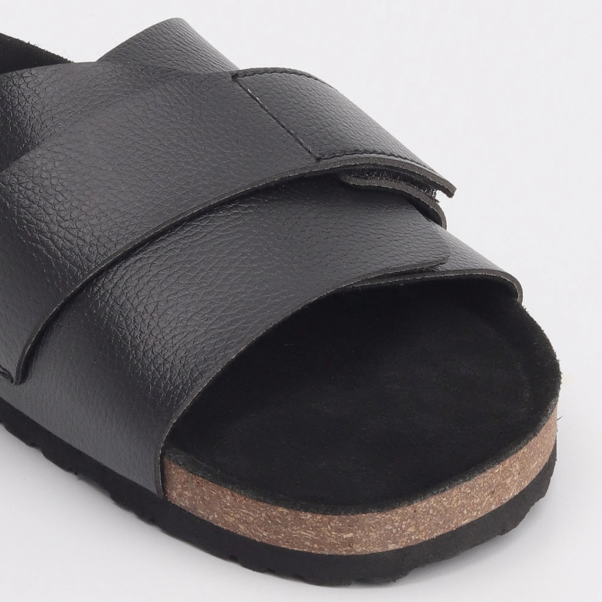 cork sole sandals