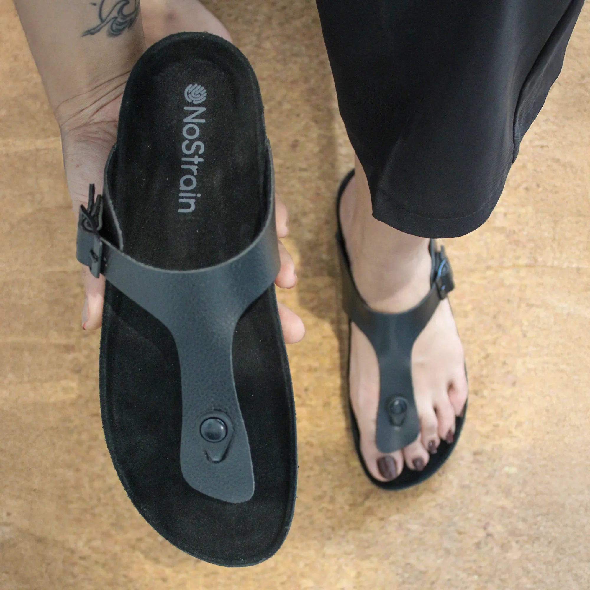 Best design cork sandals for female