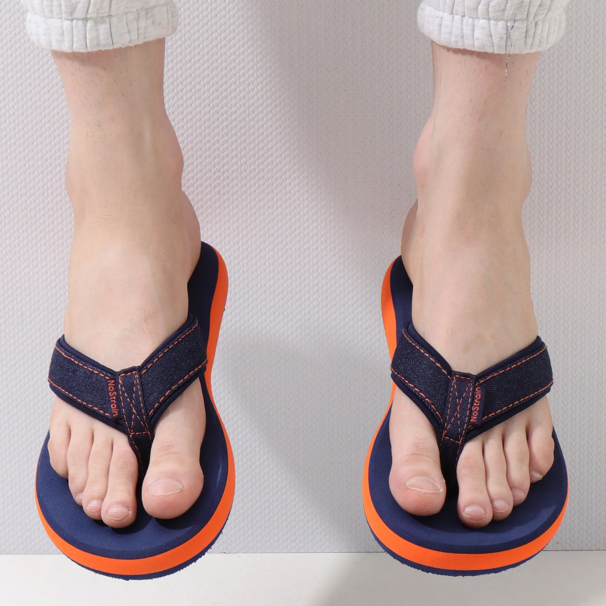 Men's Denim Angular Blue Slippers – Stylish and Comfortable Footwear