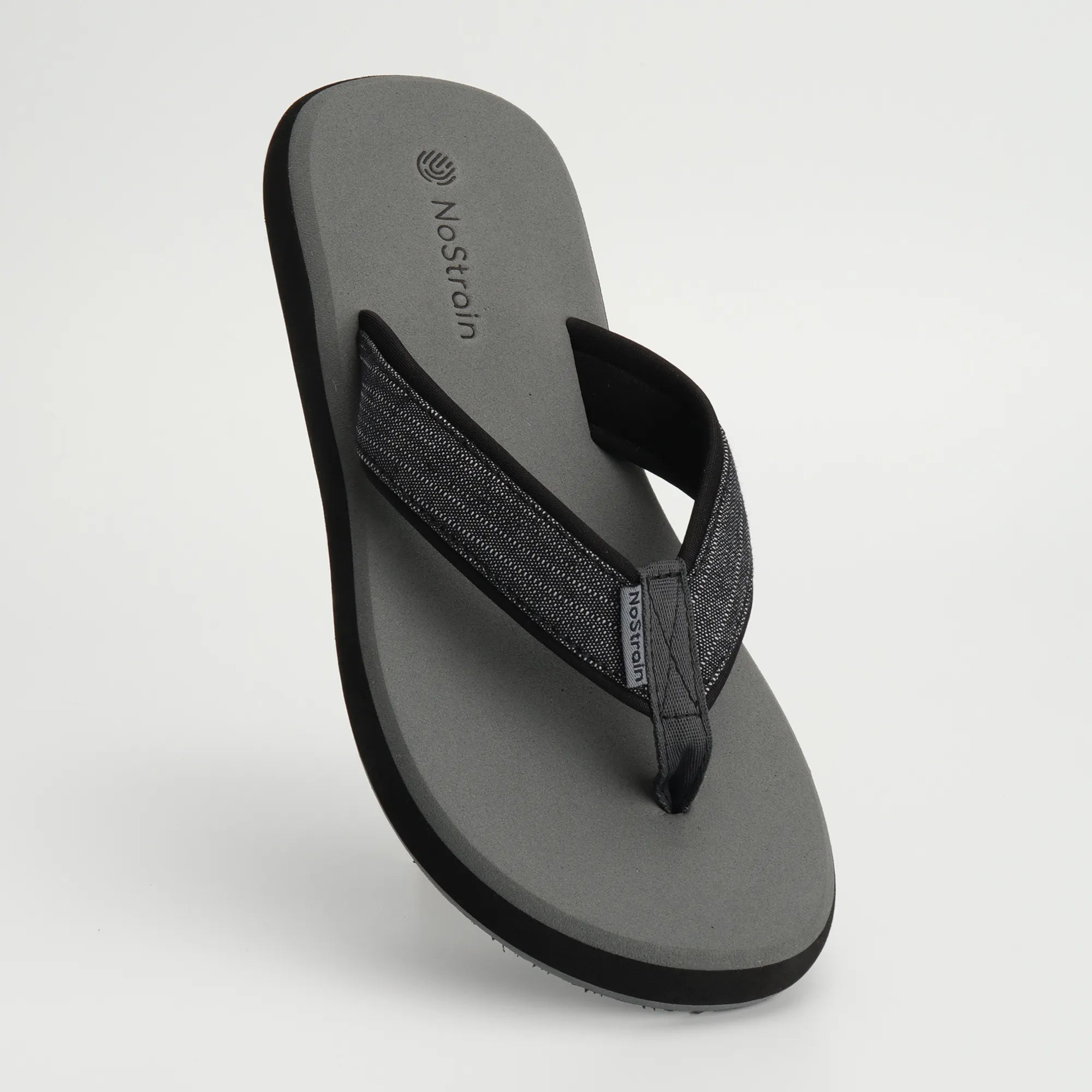 Lightweight Grey flip flops for gents