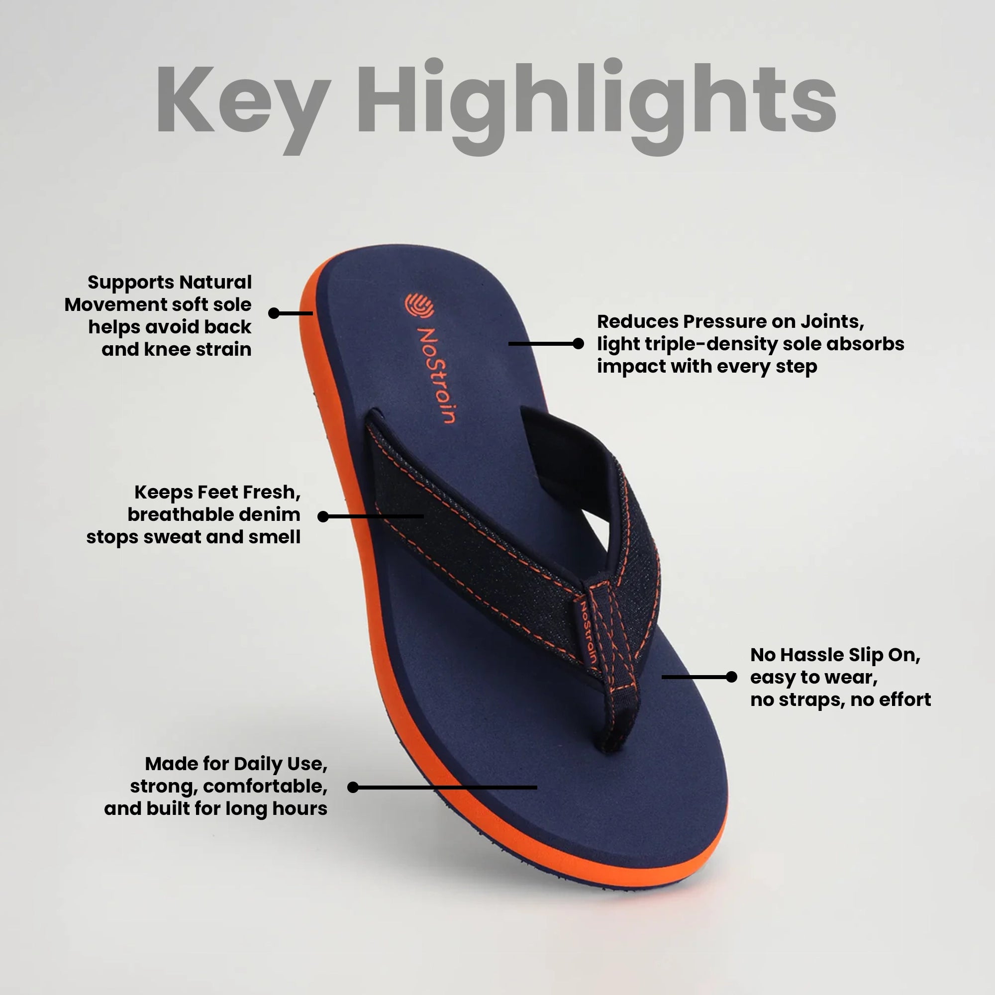 Men’s designer angular slippers with breathable material and cushioned footbed