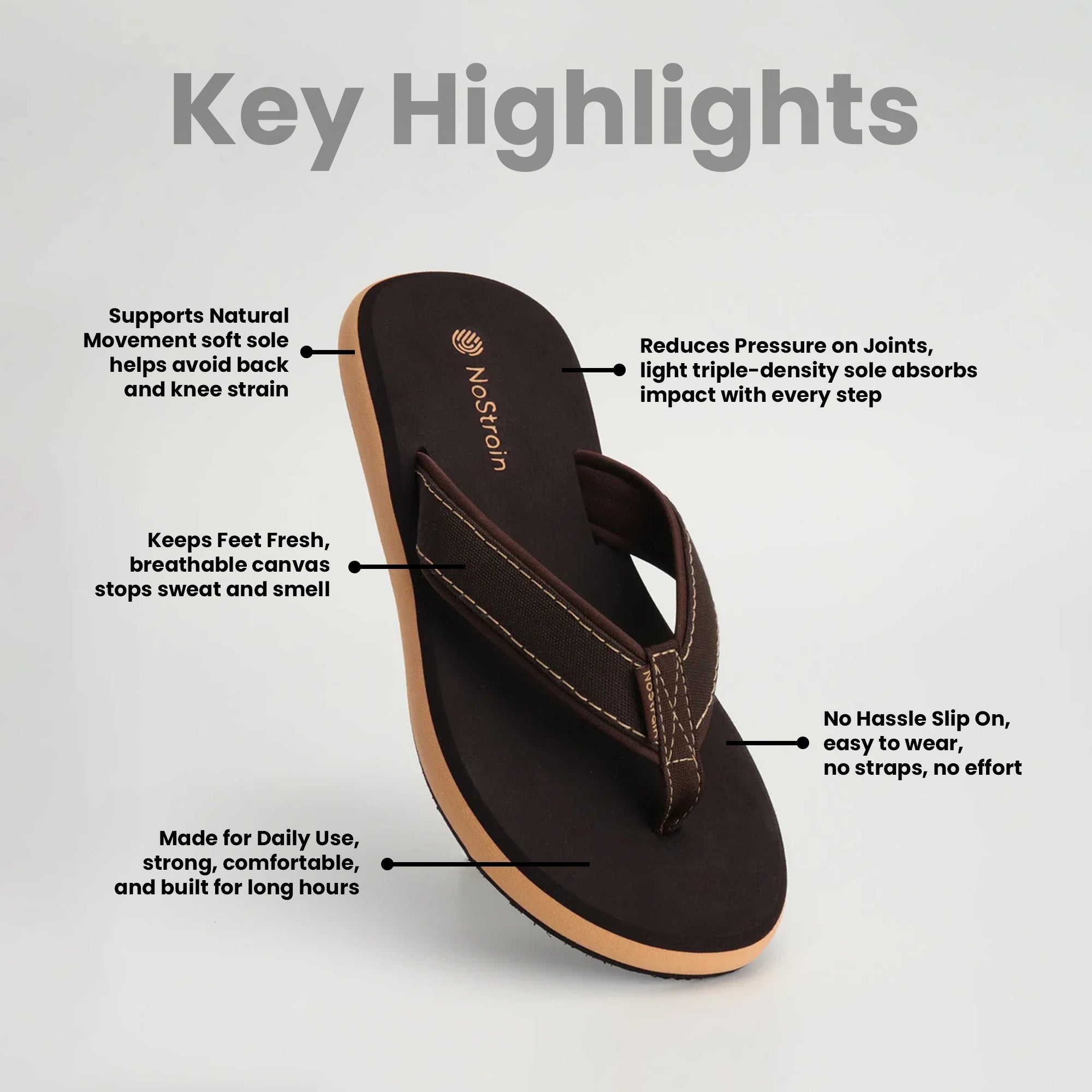 Men’s fashion slippers with angular design