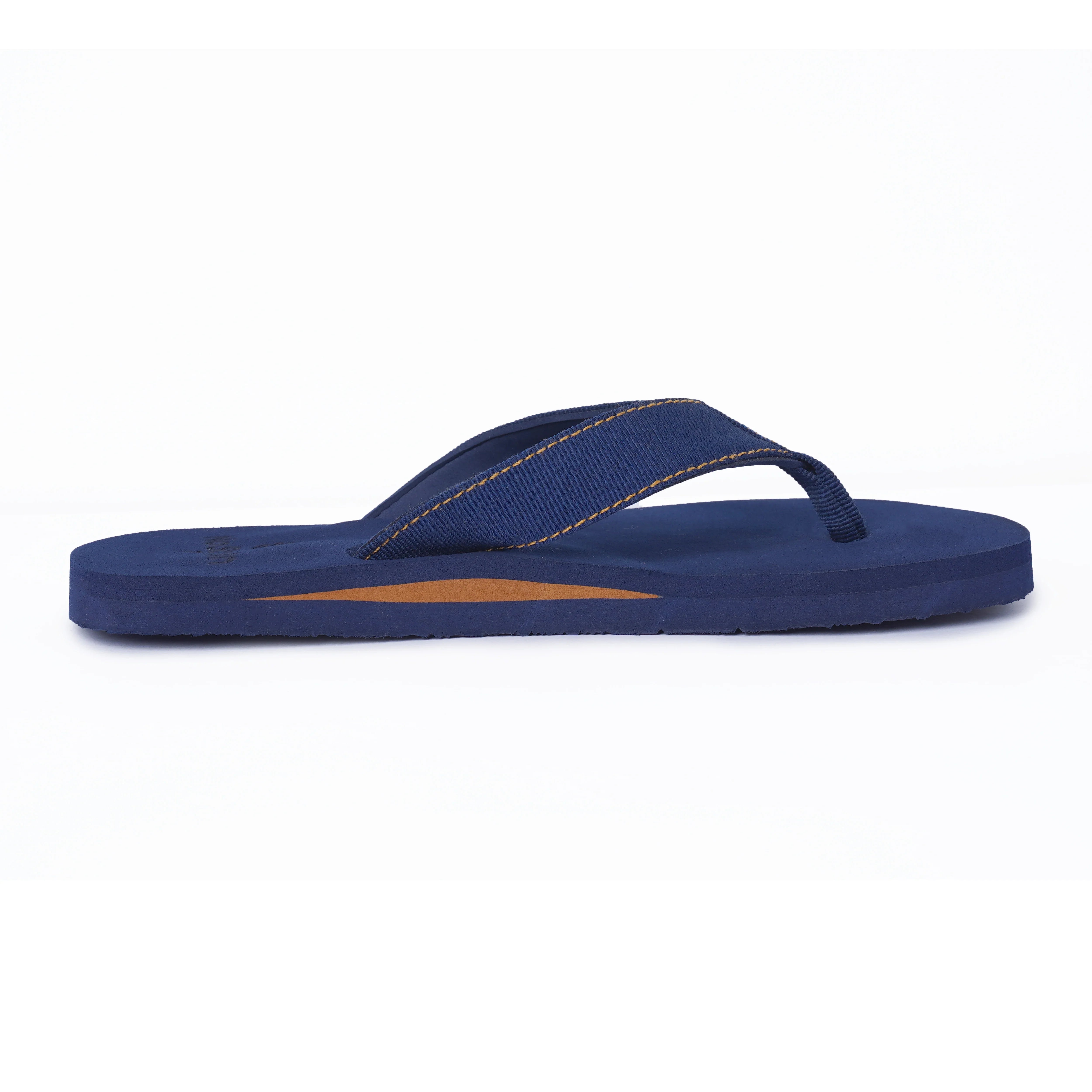 Stylish arch slippers with stitched straps