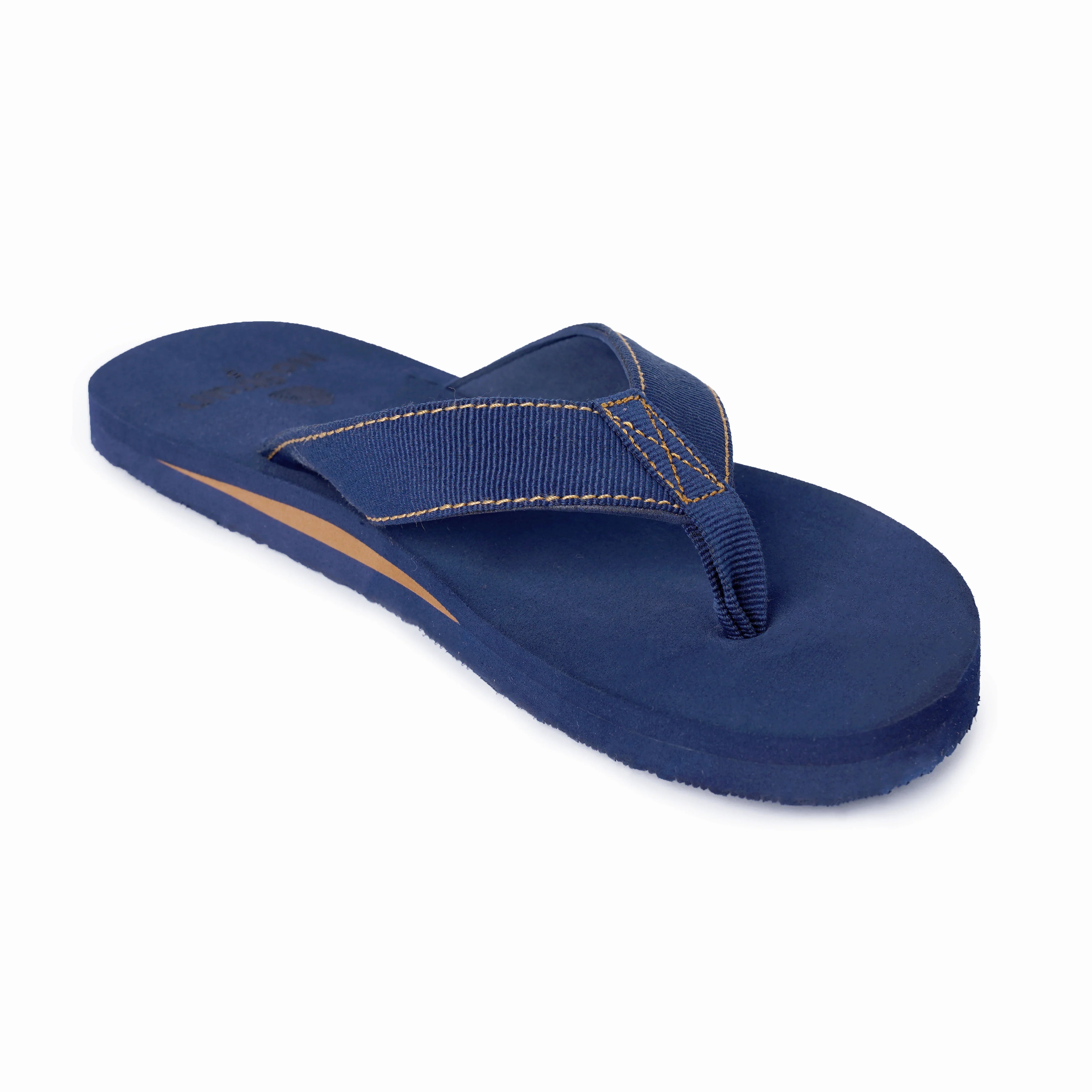 Very comfortable slippers with stitched straps