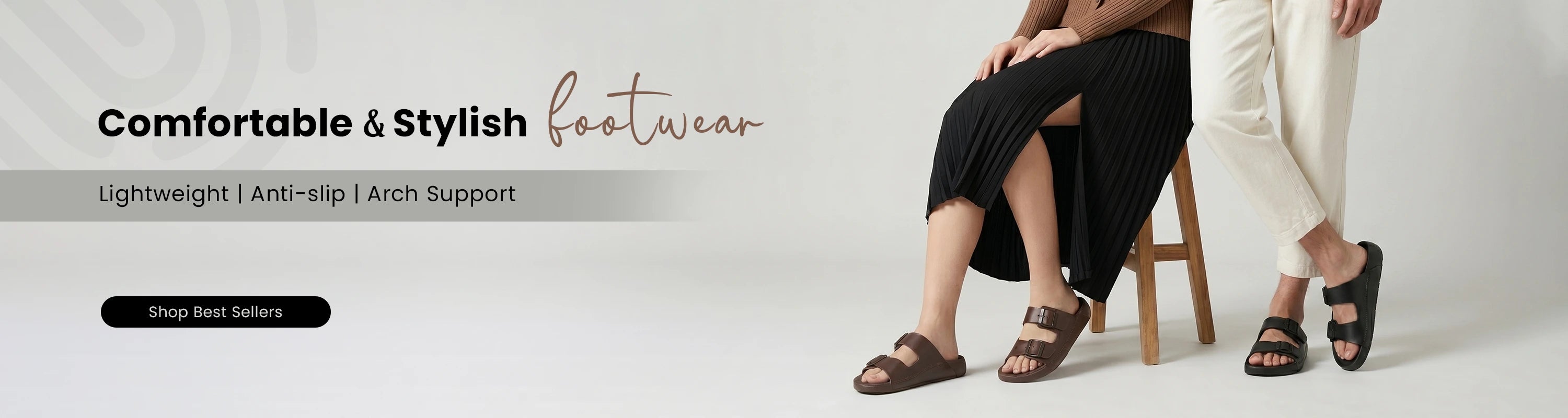 Leather sandals for men and women
