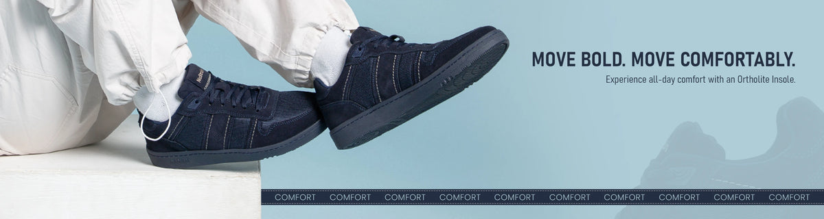 NoStrain SLANT men's low-top sneakers in blue