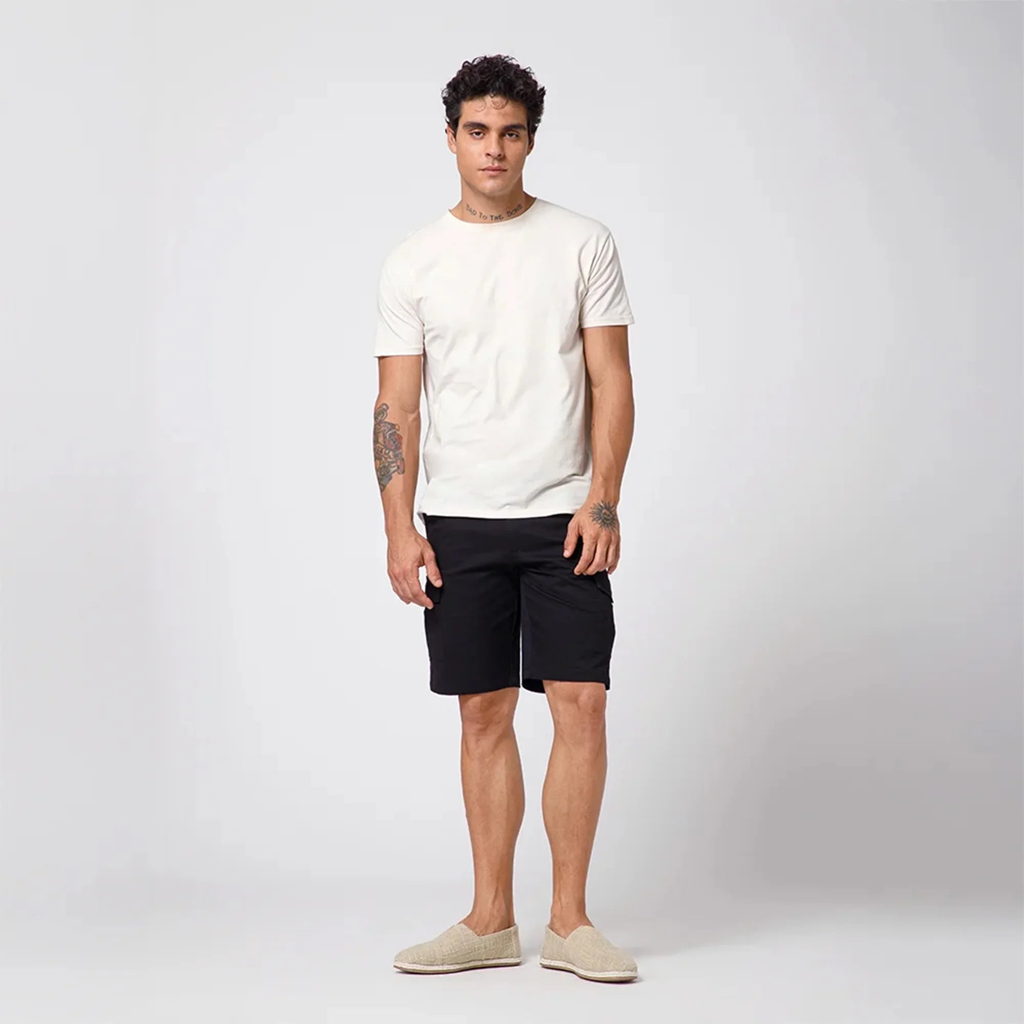 Men’s cotton slub espadrilles slip-on shoes