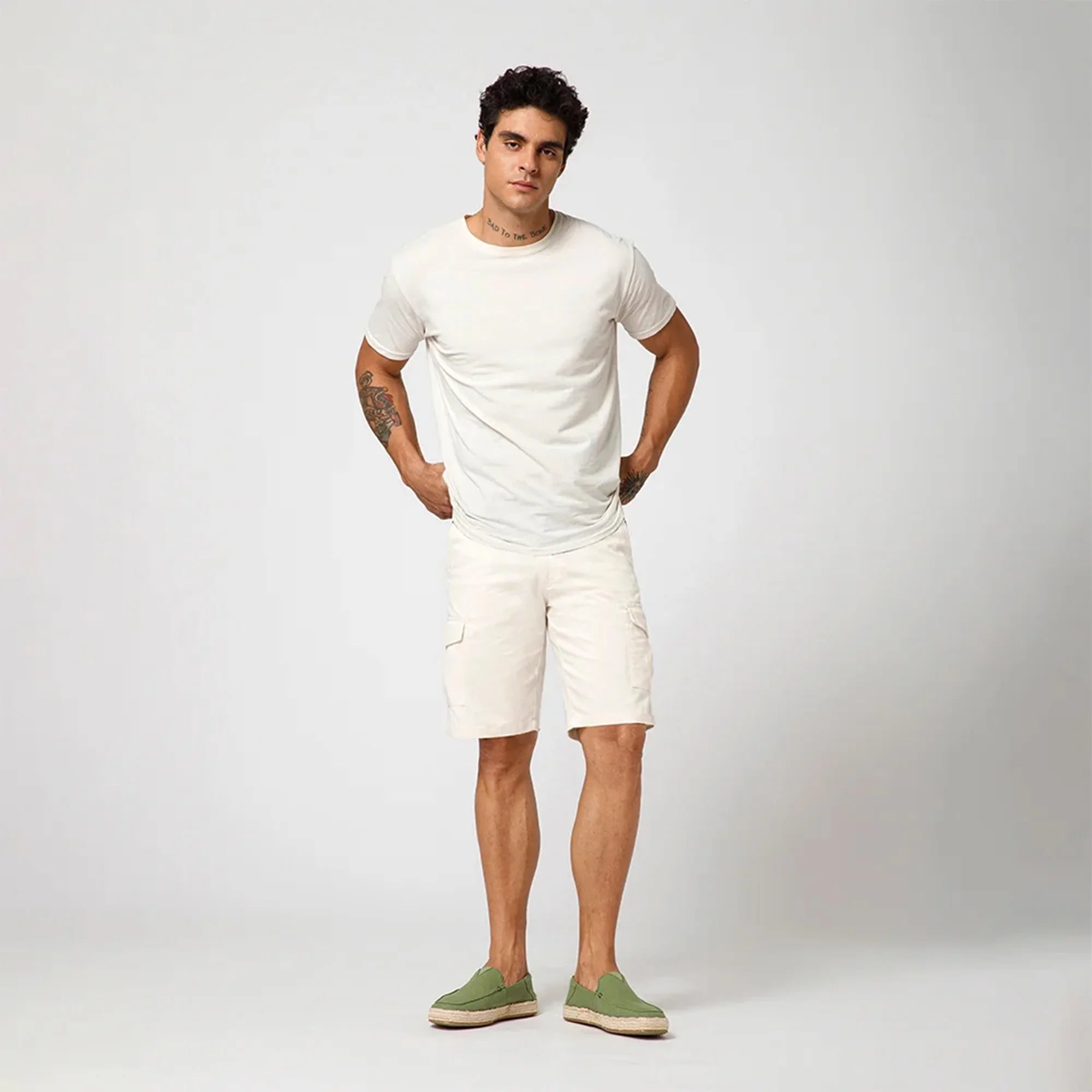 Men’s cotton canvas espadrilles with Ortholite removable insole and anti-skid outsole.