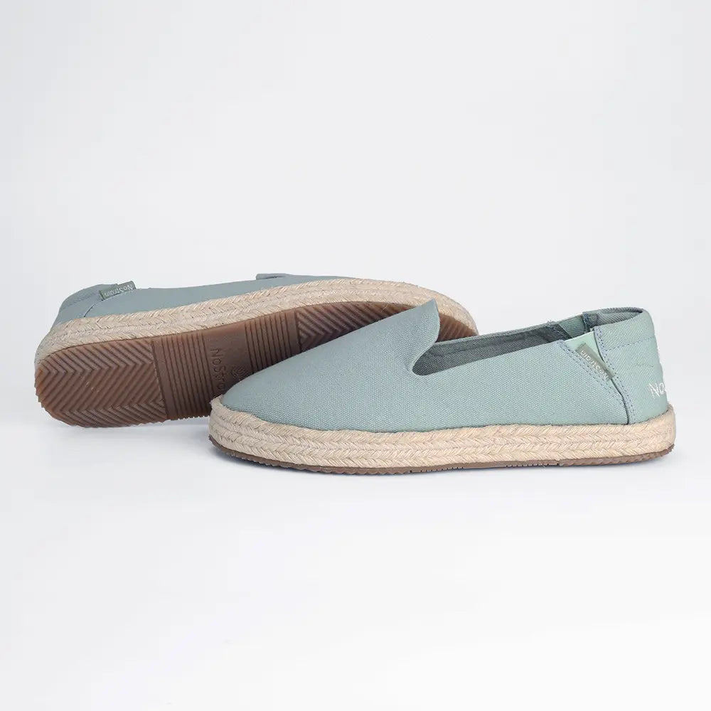 Women’s sage green cotton canvas shoes