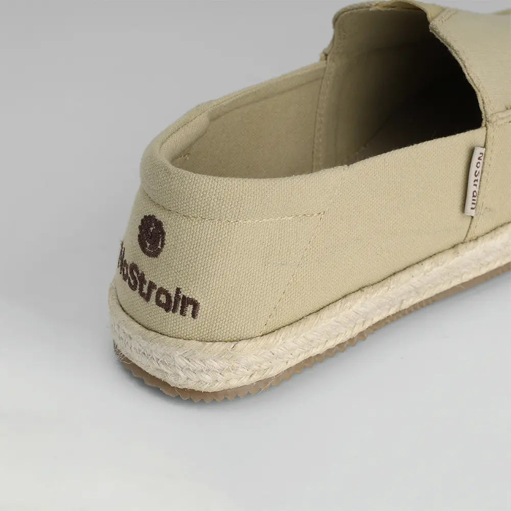 100% breathable cotton canvas upper espadrilles