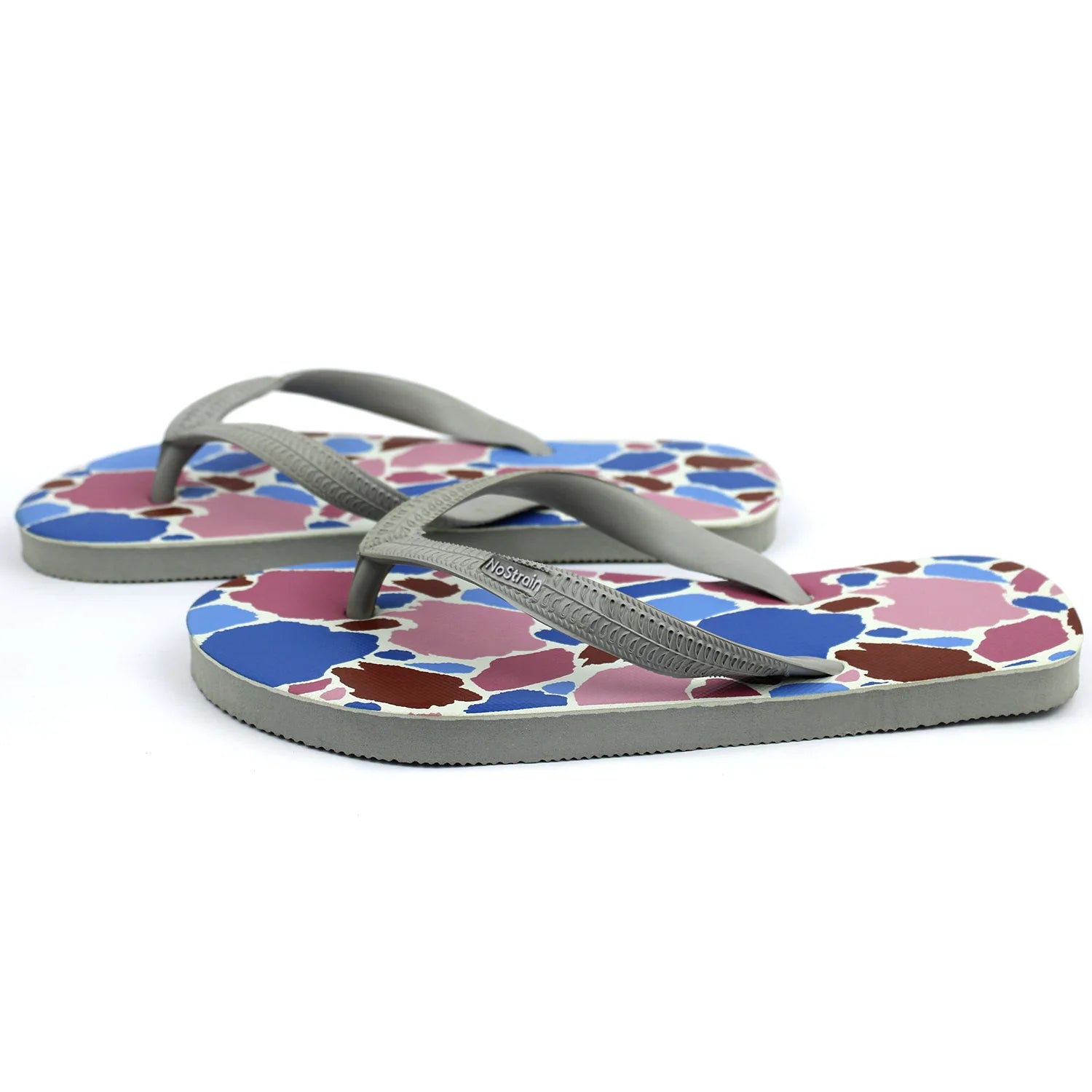 GoWild Grey Rubber Slippers & Chappals for Men