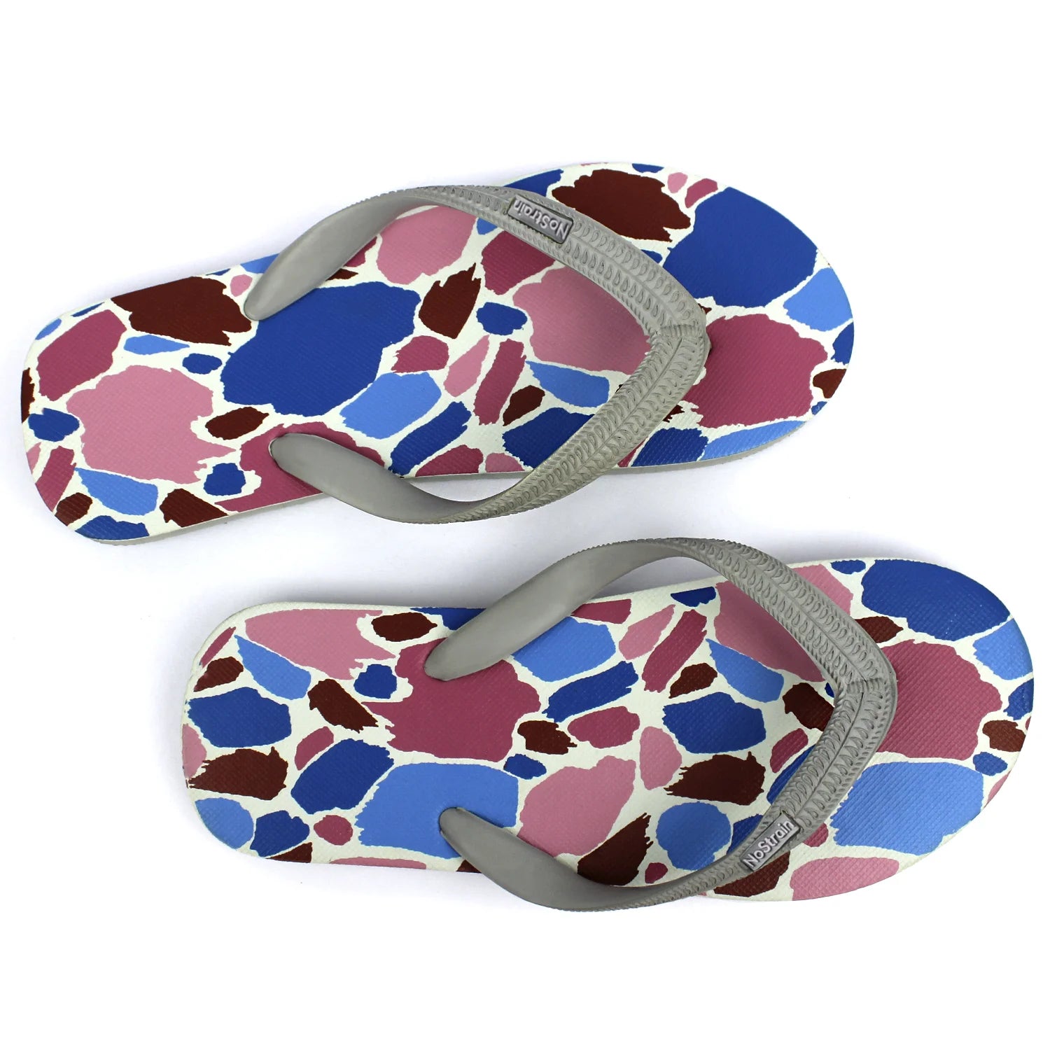 GoWild Grey Rubber Slippers & Chappals for Men