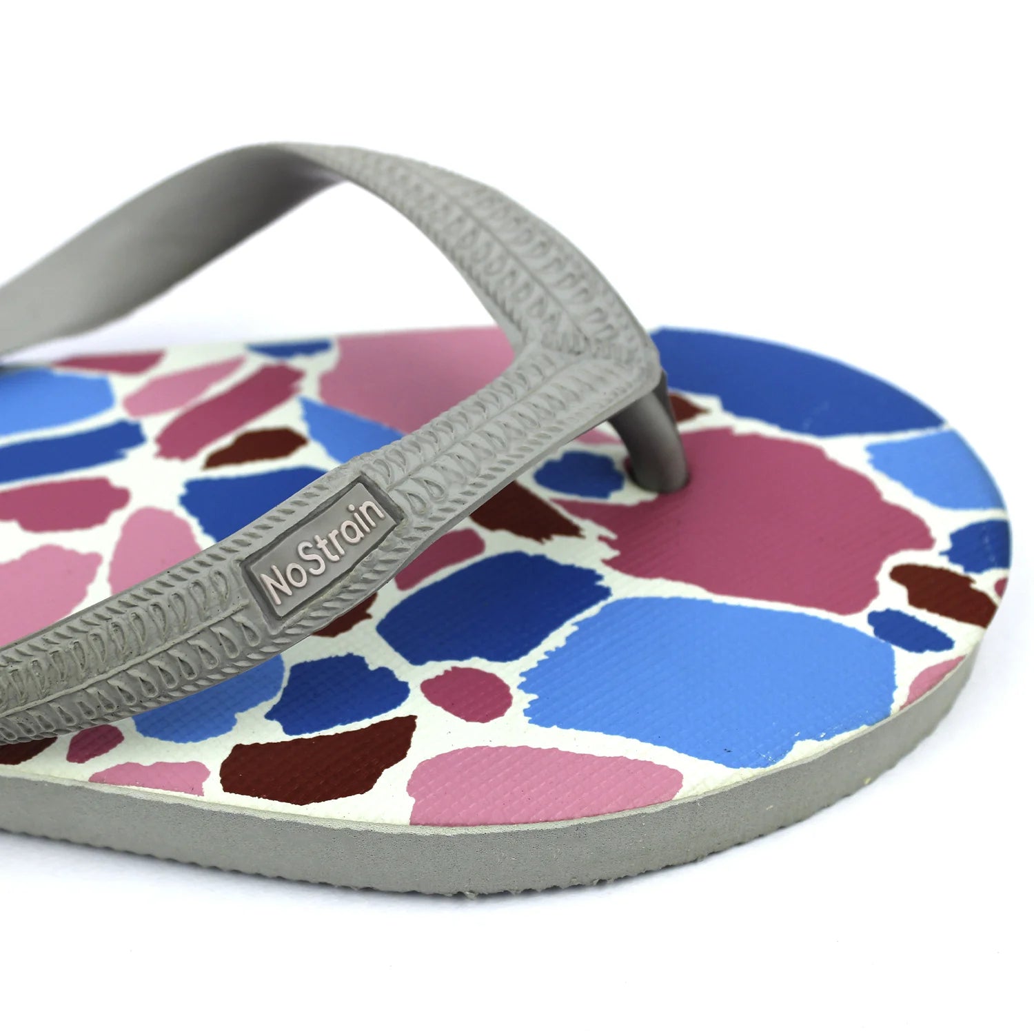 GoWild Grey Rubber Slippers & Chappals for Men