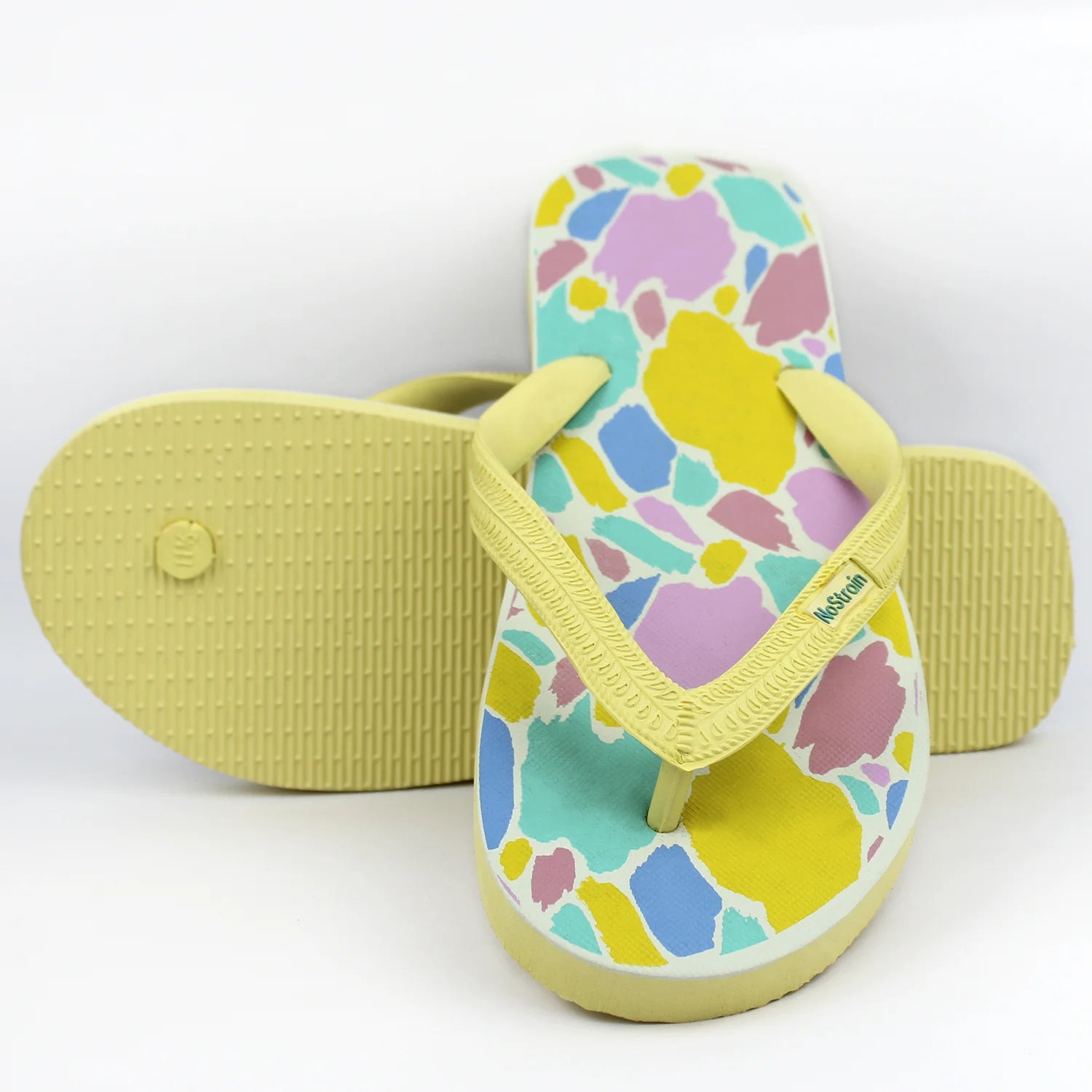 GoWild Pastel Yellow Flip-Flops Men