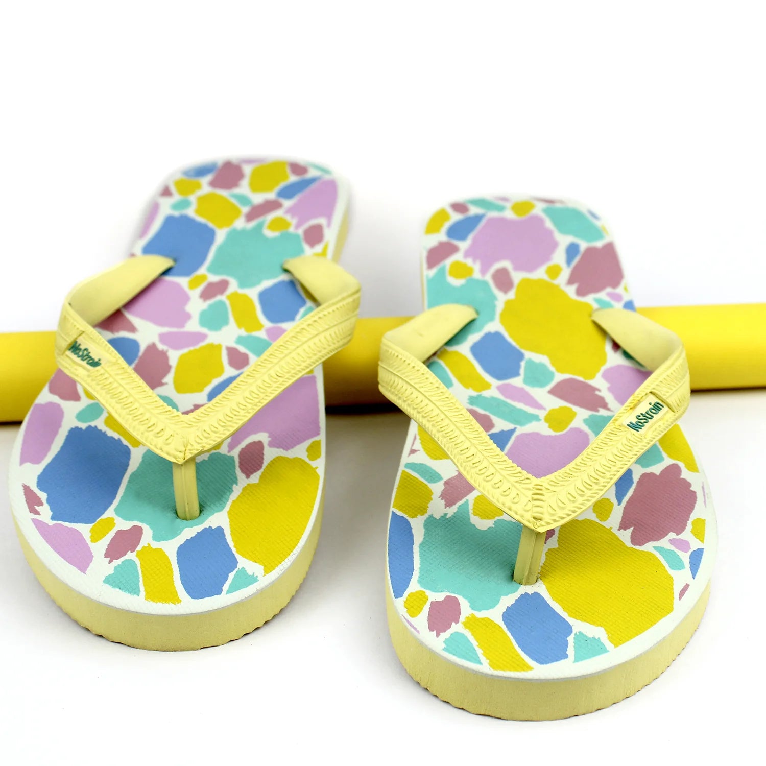 GoWild Pastel Yellow Flip-Flops Men