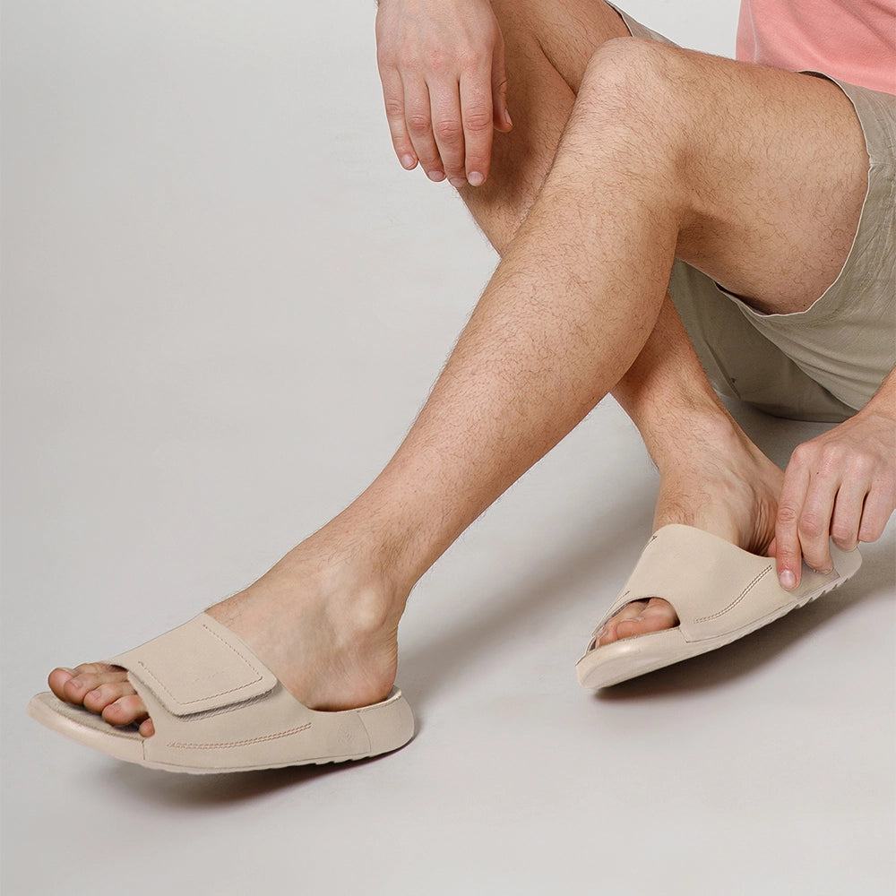 Men's leather sandals for outdoor and daily wear