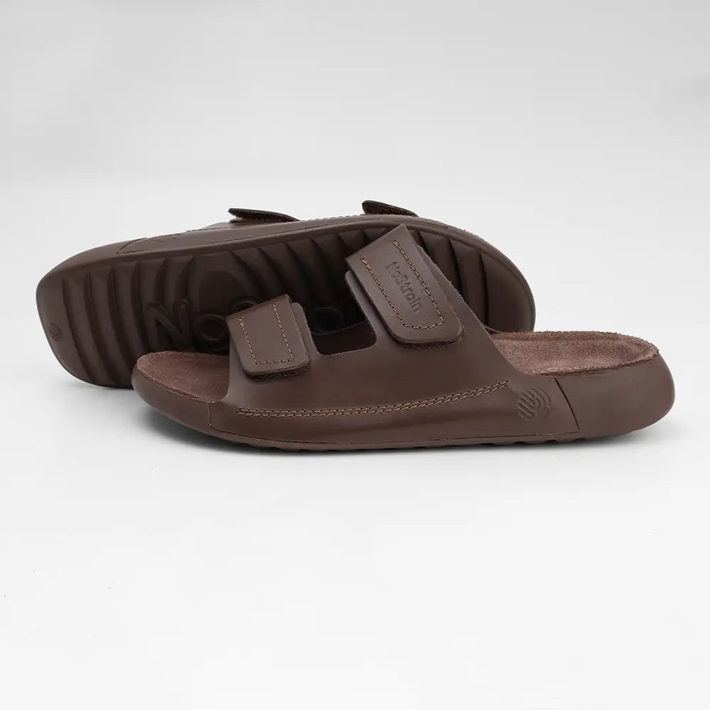 Parallel Leather Arch Support Sandals for women in Brown - LS27