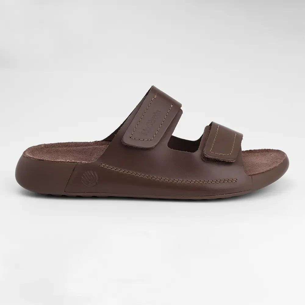Parallel Leather Arch Support Sandals for women in Brown - LS27