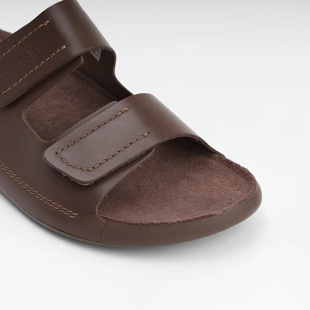 Parallel Leather Arch Support Sandals for women in Brown - LS27