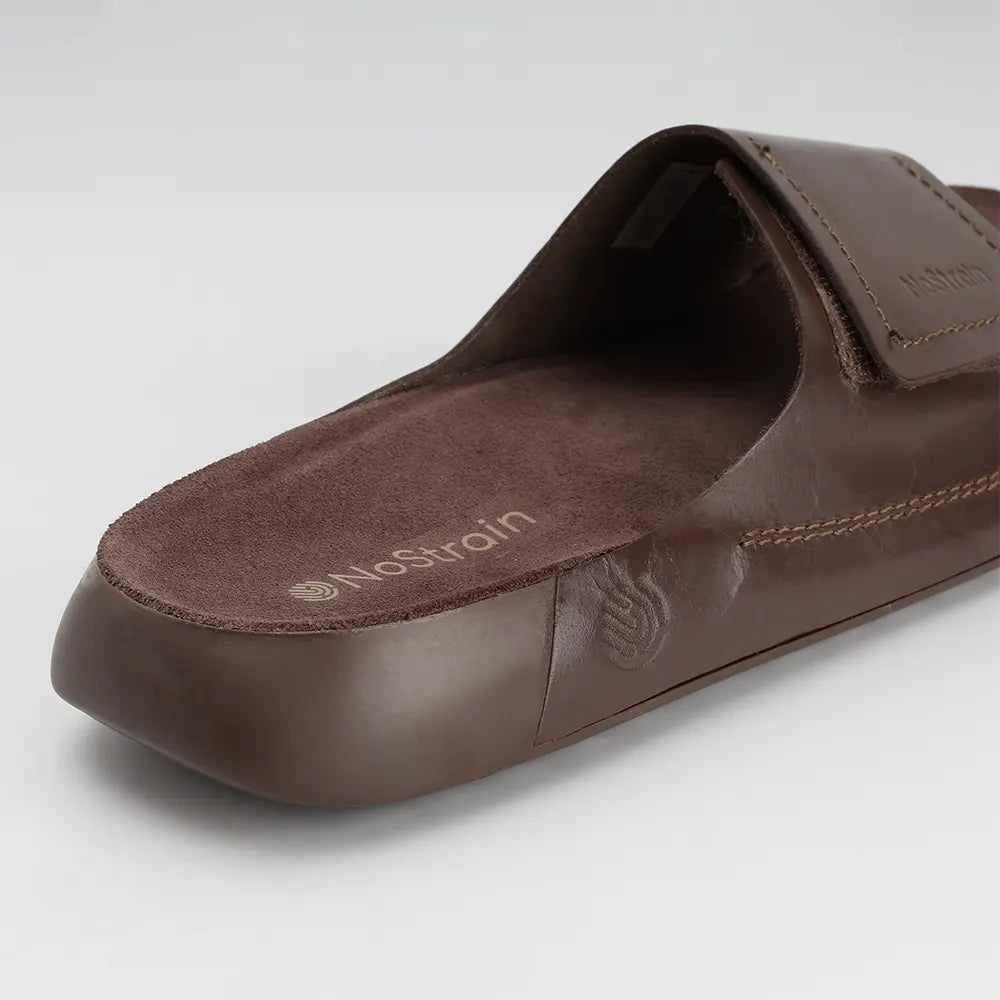 Quality Craftsmanship demonstrated on the durable PU outsole of these stylish women's sliders.