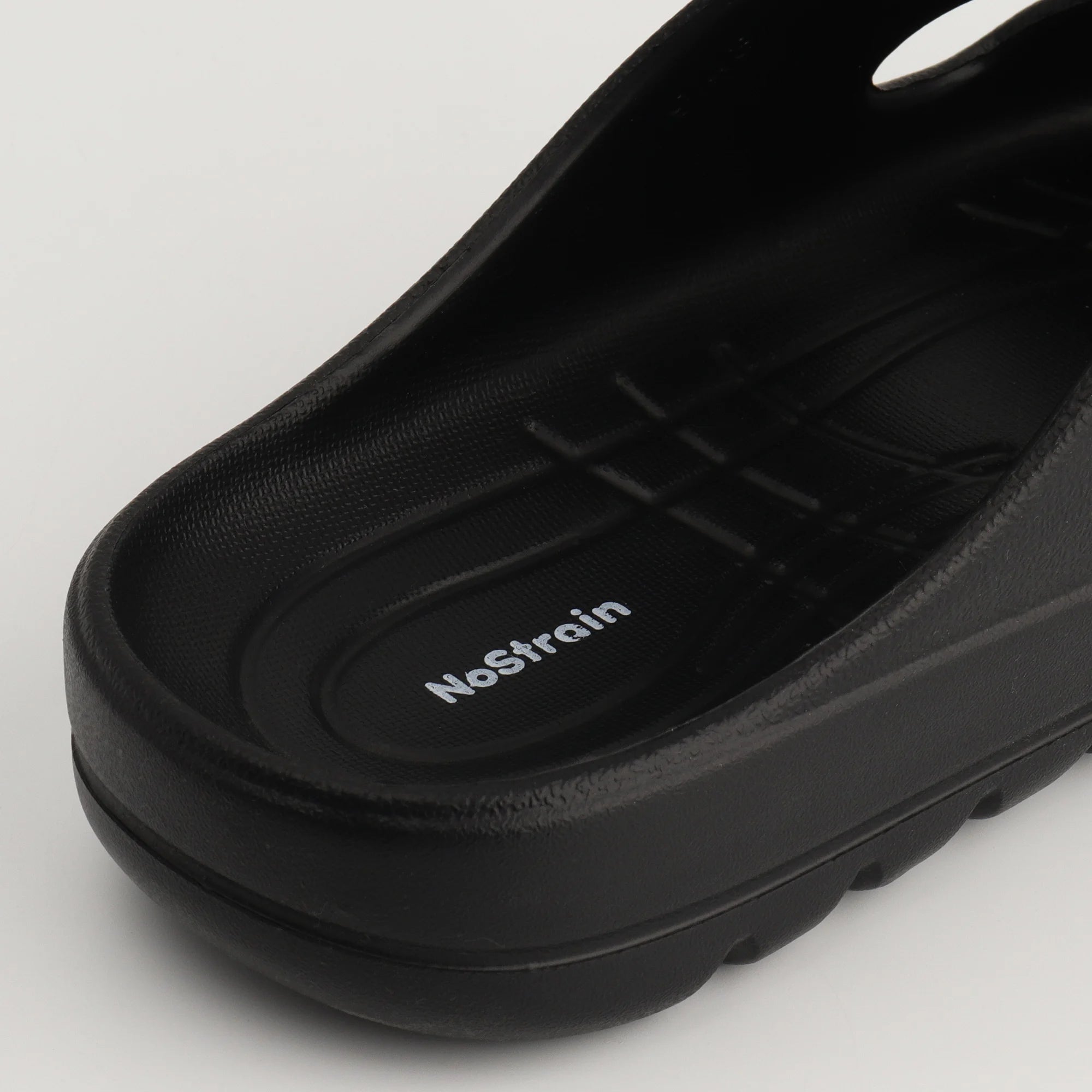 Men’s all-black EVA sandals