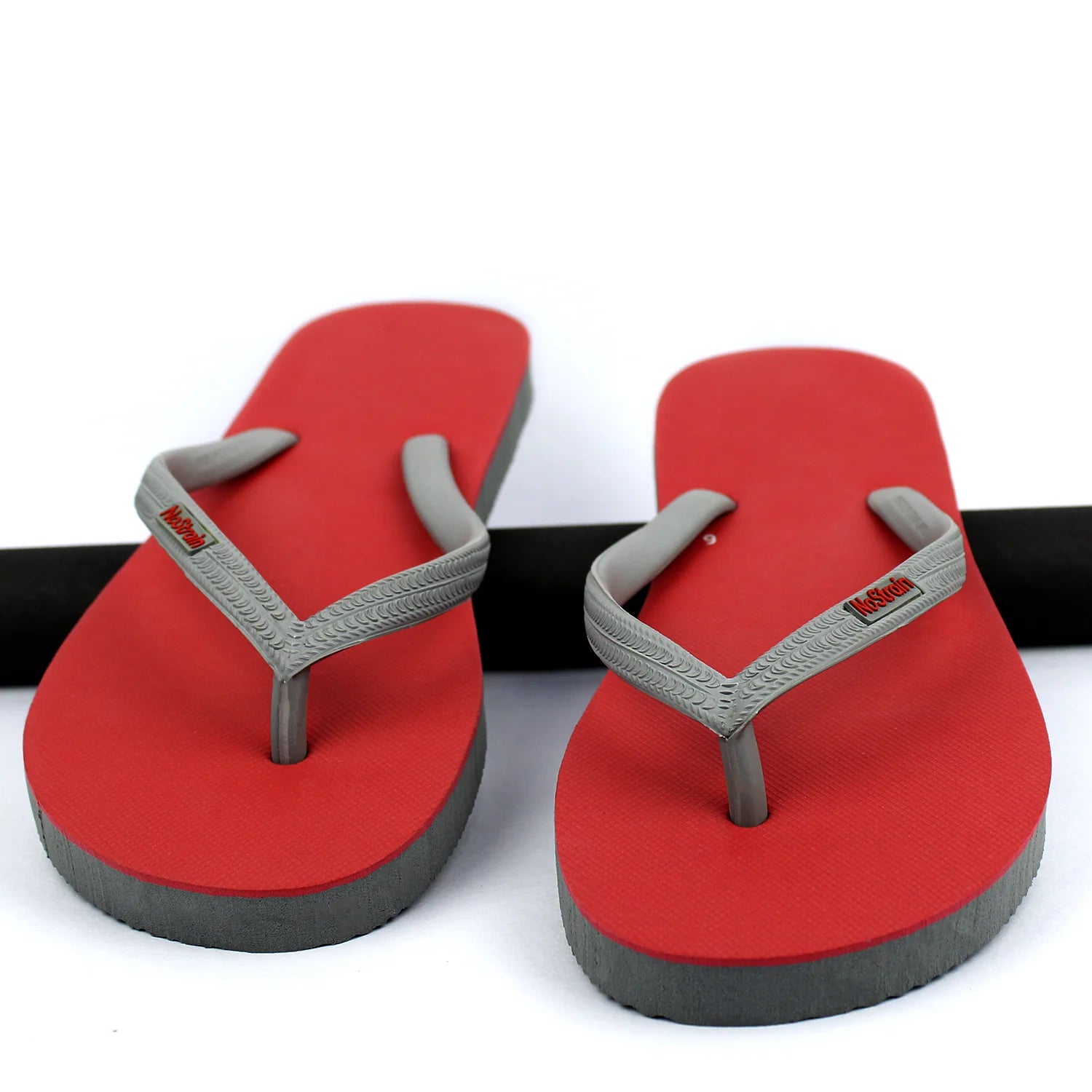 Melon Red & Grey Flip-flops Women