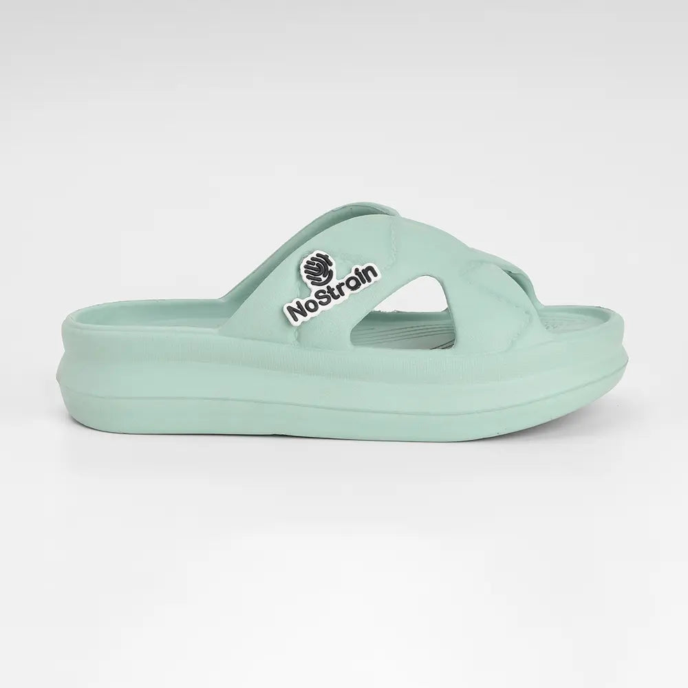 Premium soft material women’s sandals from NoStrain for effortless home-to-street style.