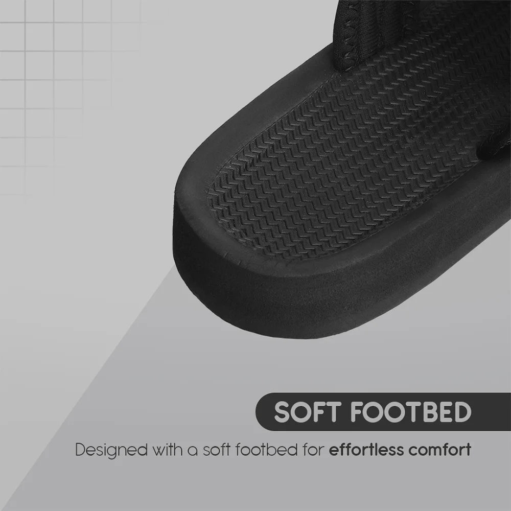 Men's Platform Sandals Black (PS1)